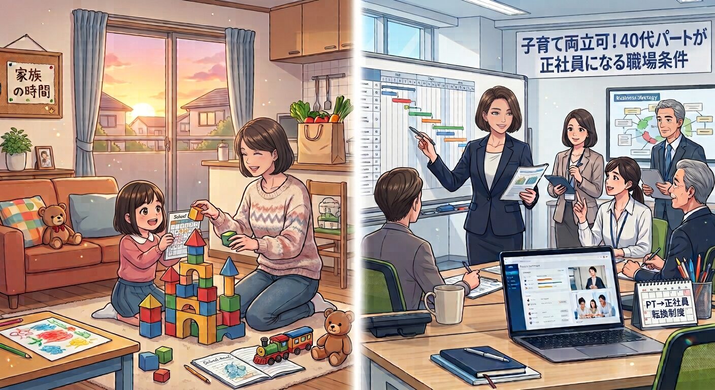 子育てと正社員